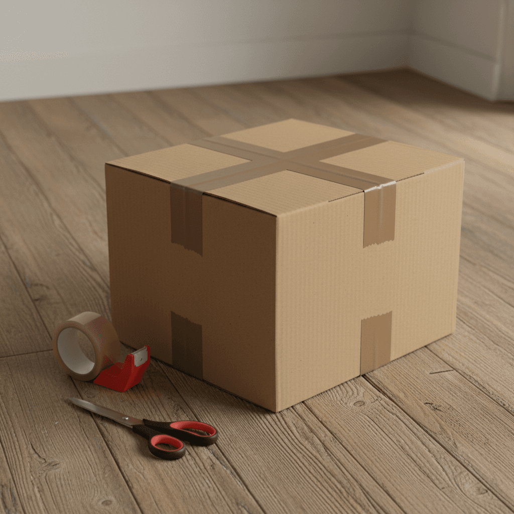 Sturdy TerraTote box ready for packing